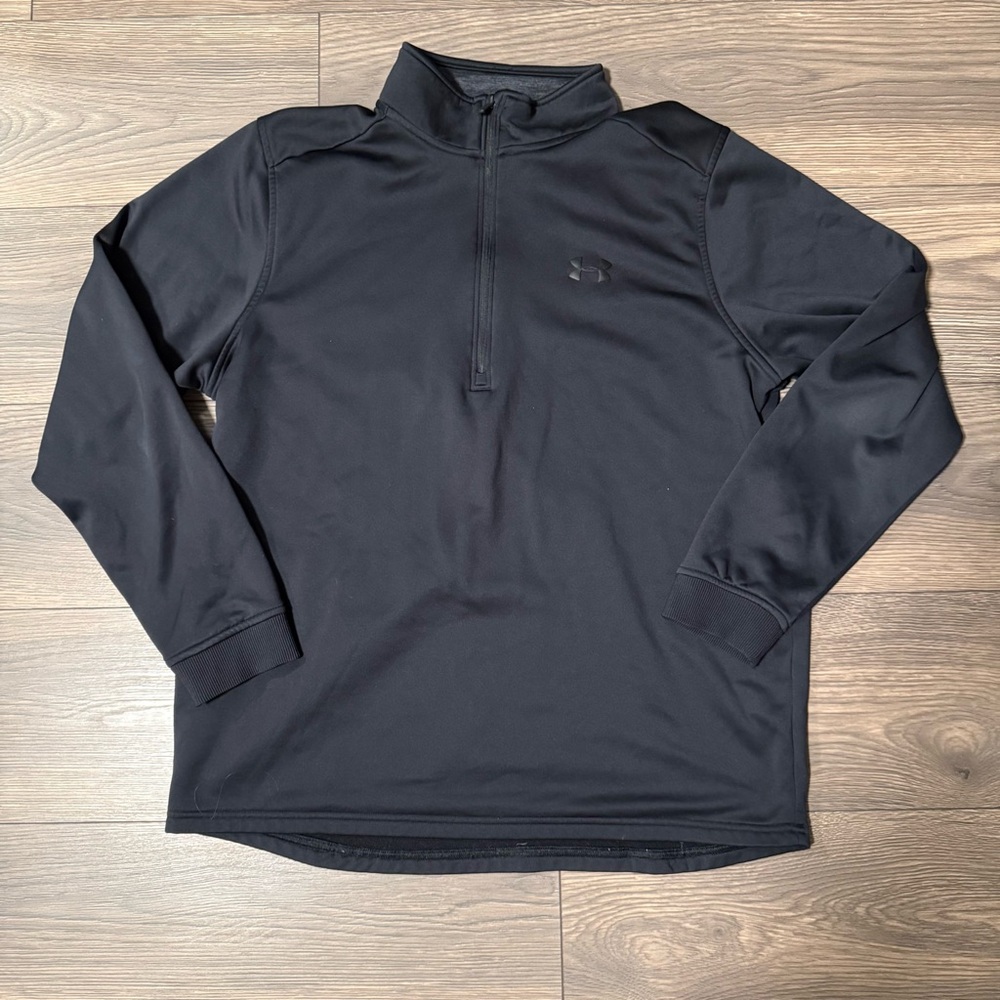 Under Armour Men's Black Lightweight Quarter-Zip Jacket